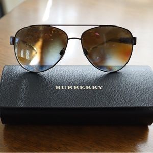Burberry Brit Brown Polarized Sunglasses excellent condition no scratches